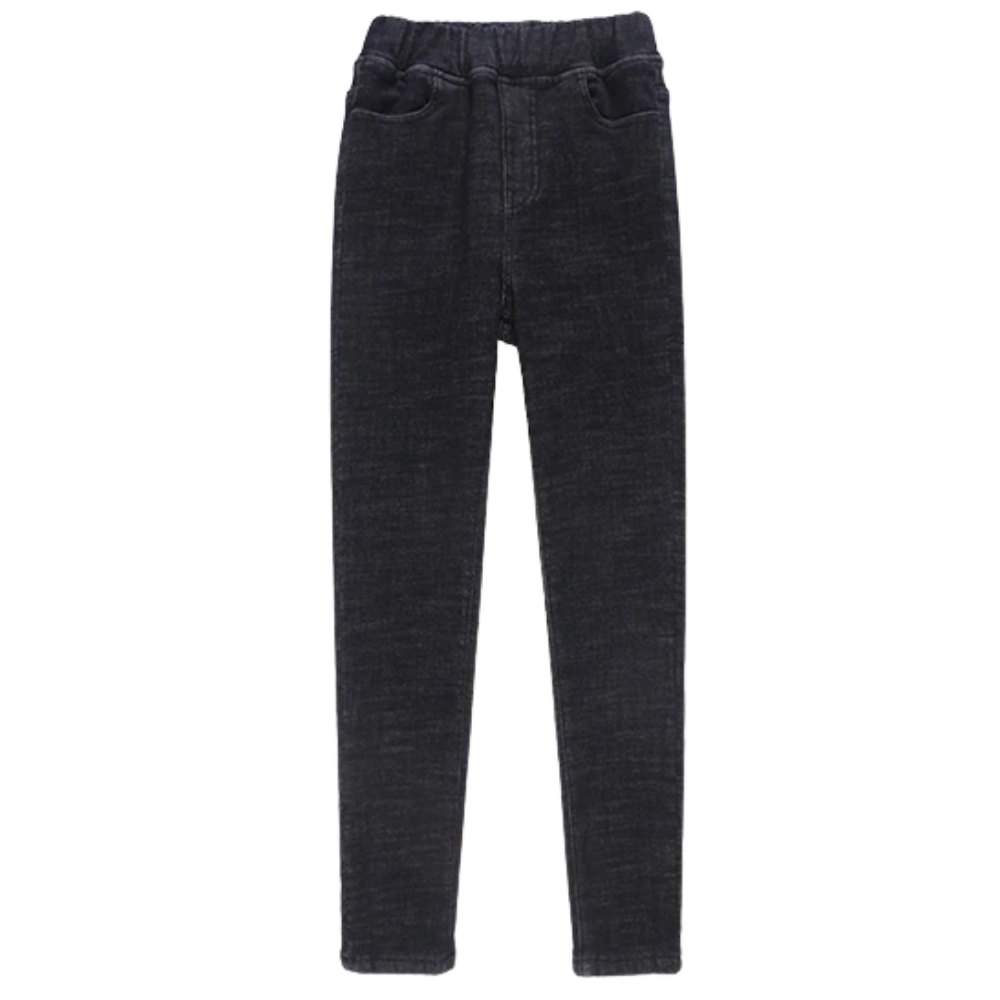 7508364722237, Women's Thermal Fleecy Jeggings, , FASHION, Toasty warm Stylish denim outside Fleecy velvet inside High waist No zips Stay warm and be stylish in the colder weather with these comfy jeggings! Cosy yet Stylish Fleecy Jeggings Have you ever had to go outdoors on a cold day and wished you could wear leggings? Leggings are great for many occasions but aren’t appropriate for slightly dressier occasions, right? Or you might feel comfortable around the house with leggings, but you might not wear the