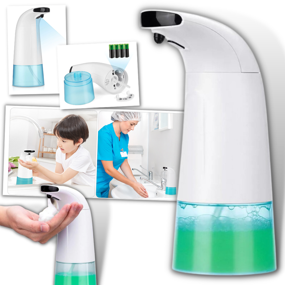 7508403978301, Automatic Foaming Soap Dispenser, , DECO, Easy Hand Washing Wide Soap Compatibility Durable Waterproof Easy To Use Easily get rid of germs and embrace a whole new healthy and clean lifestyle with this infrared sensing soap dispenser. Easy Hand Washing In the wake of recent viral epidemics and disease outbreaks, a lot of attention has shifted towards effective sickness prevention methods, and top on the list is handwashing. As a result, there are several different soap dispenser tools and devi