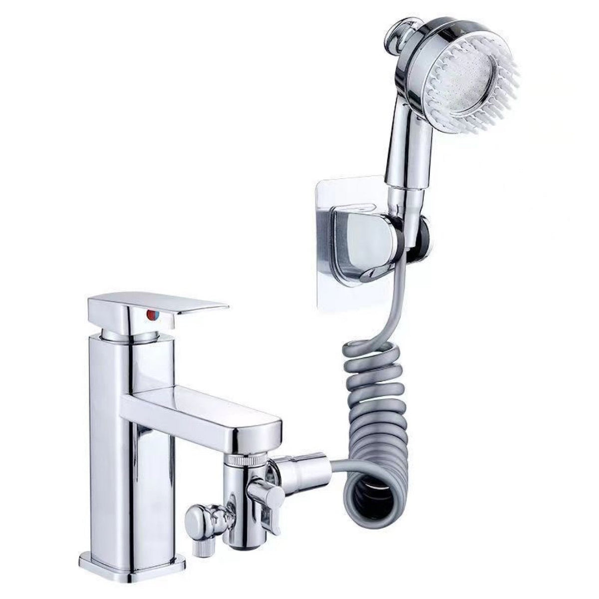 7508407091261, AquaFlex™ Faucet Extender Or Shower Head With Massage Head, , bathroom, faucet, kitchen, Transform Your Bathroom into a Luxurious Spa Retreat! Say goodbye to limited reach and experience the blissful benefits of a massage like never before. Get ready to revolutionize your daily routine with enhanced reach and a refreshing massage experience! Introducing the AquaFlex™ Faucet Extender with Massage Head, the ultimate solution for enhancing your faucet experience. This innovative design, featurin