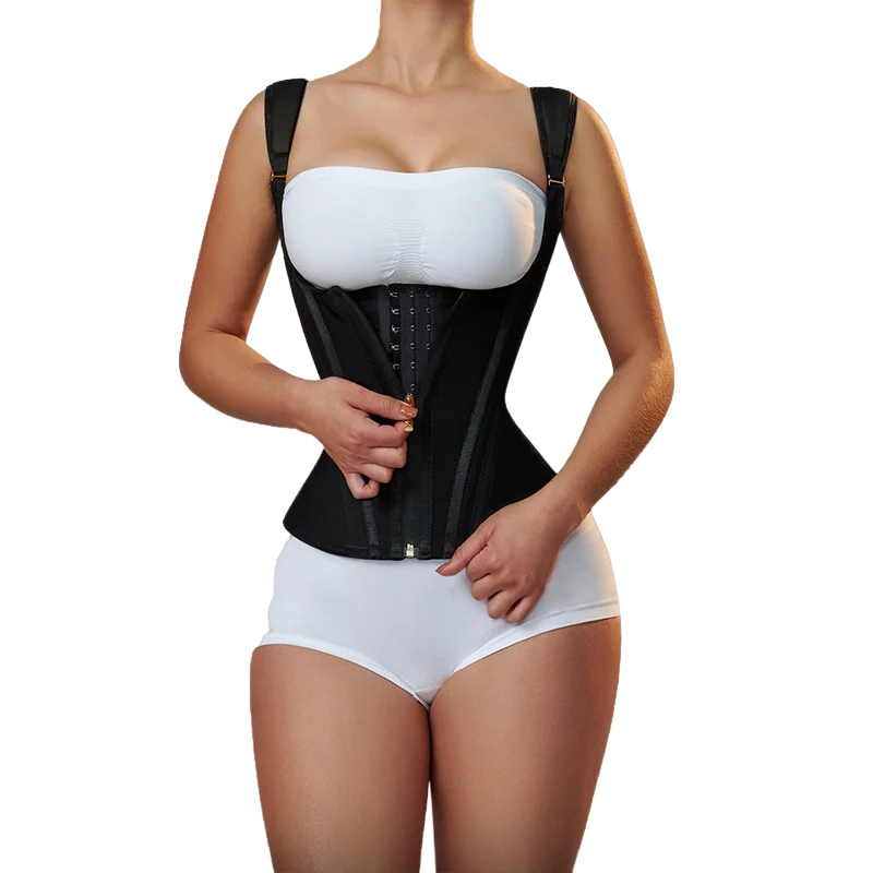 double-compression-waist-trainer-bone-corset-body-shapewear