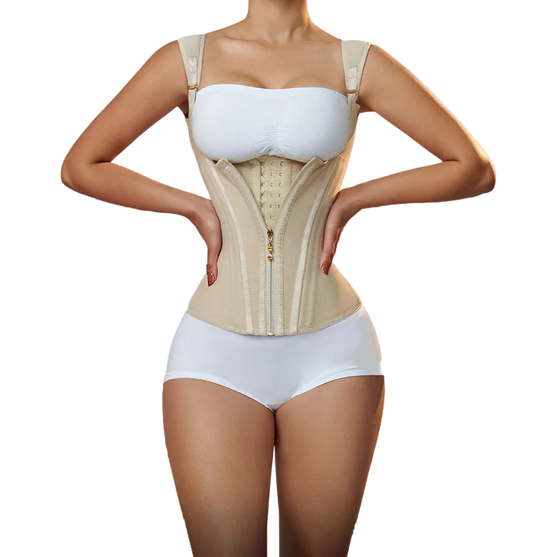 double-compression-waist-trainer-bone-corset-body-shapewear