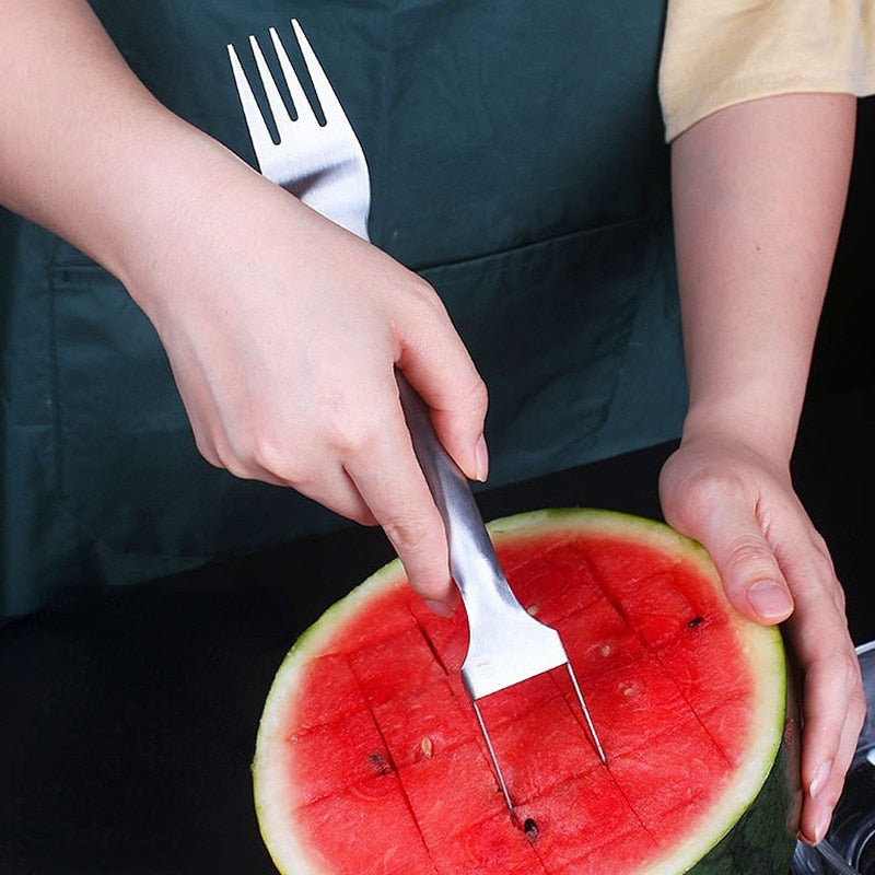 2-in-1 Watermelon Fork Slicer-Sarvilo