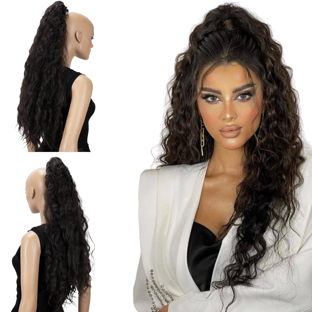 water-wave-ponytail-wig-curly-hair-extension