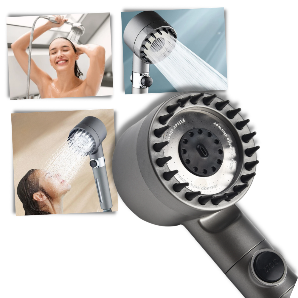 sarvilo - 4-in-1 High-Pressure Shower Head