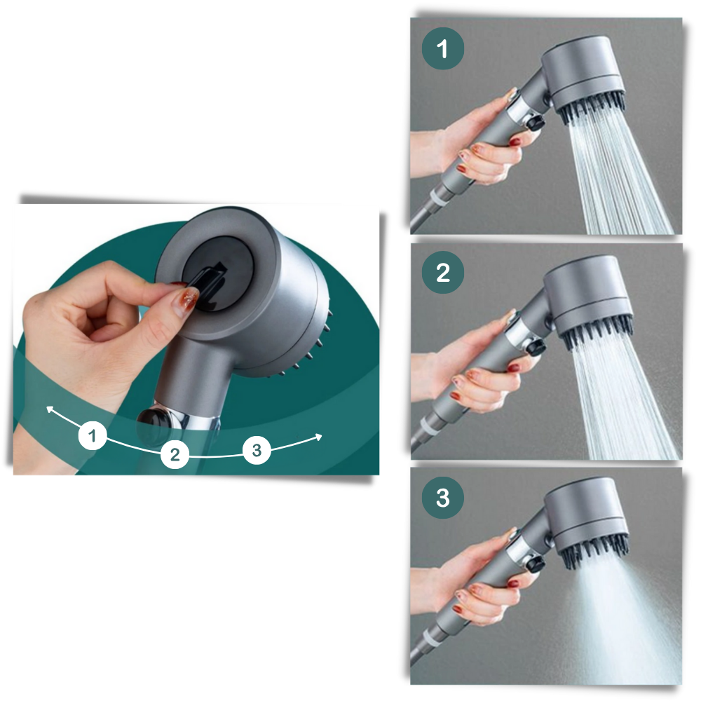 sarvilo - 4-in-1 High-Pressure Shower Head