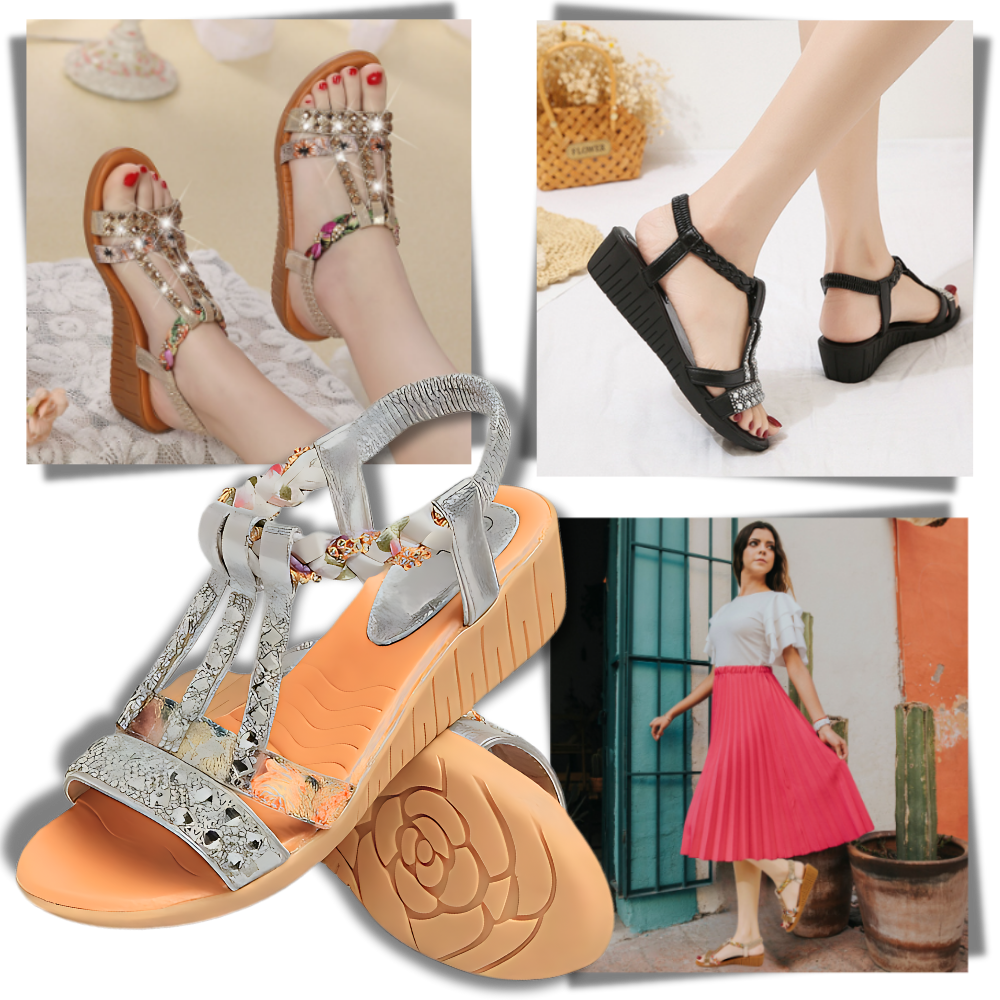 sarvilo - Elegant Orthopedic Boho Sandals