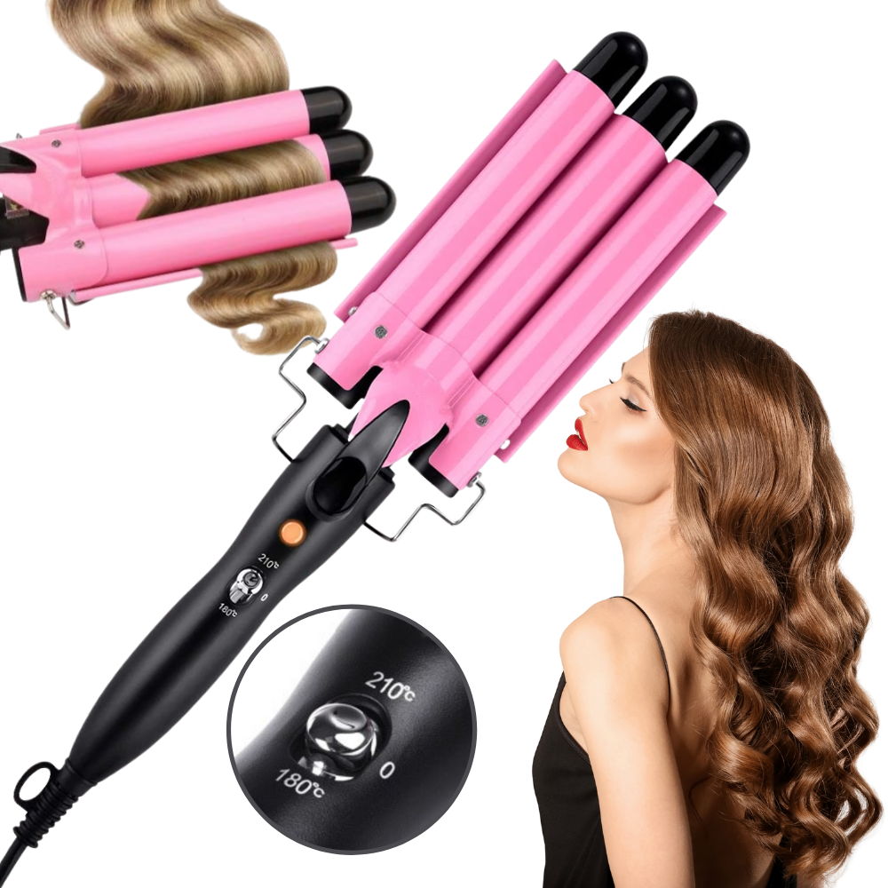 sarvilo - Triple Barrel Ceramic Hair Curler