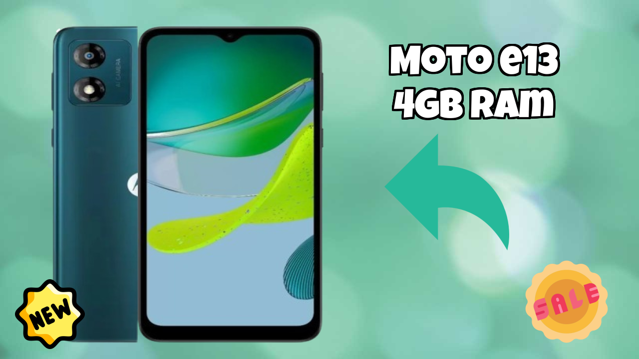 Moto E13 4GB RAM at ₹8,499 - Best Features Explained