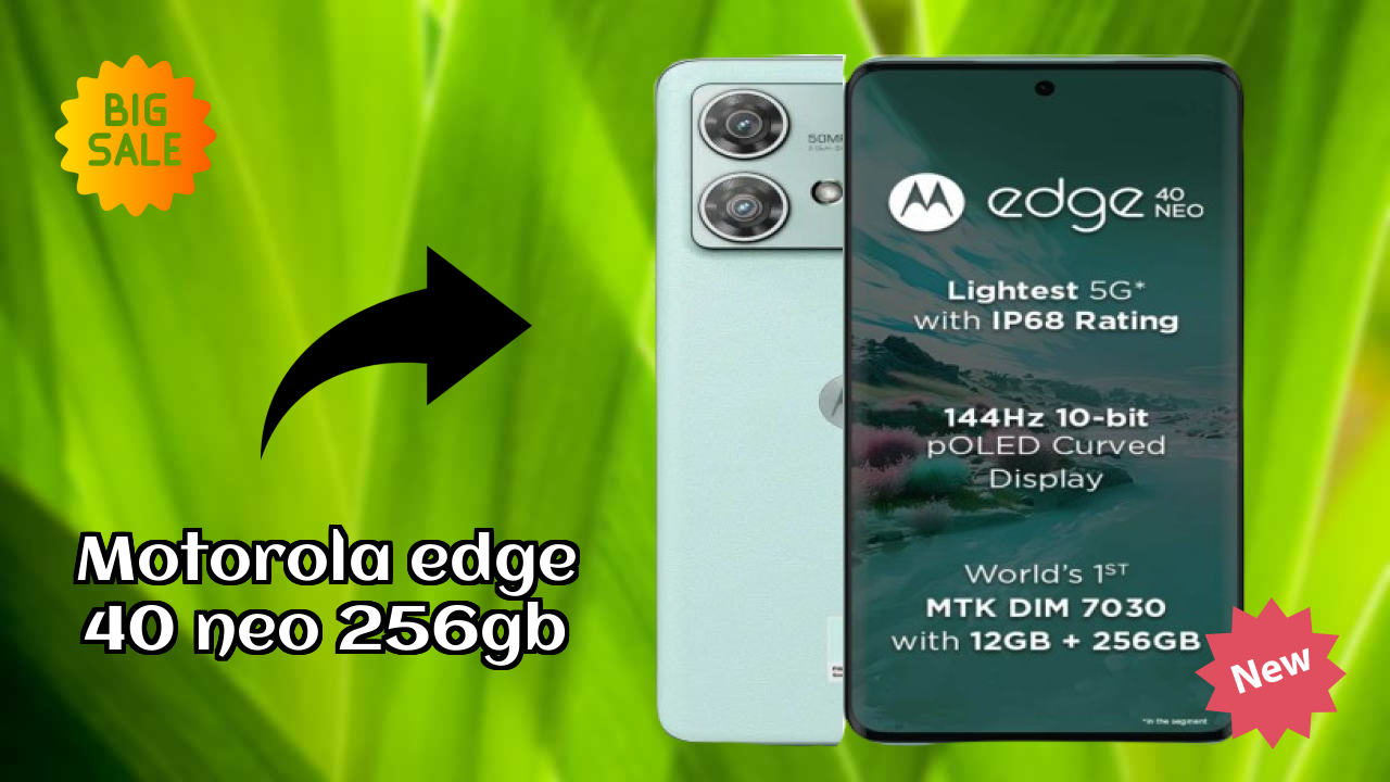 Motorola Motorola Edge 40 Neo 256GB - Best Camera Phone Under ₹24,999