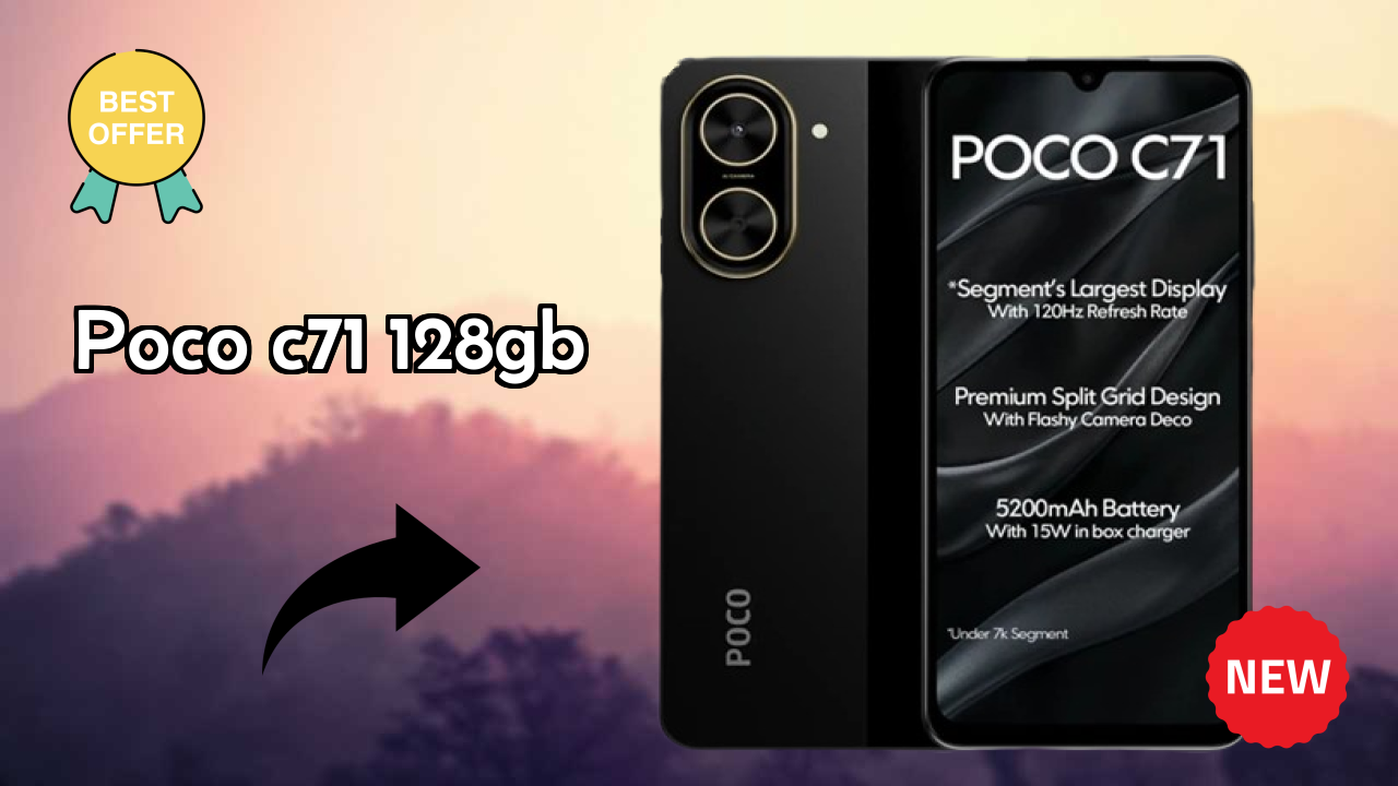 POCO C71 128GB Price Review: ₹6,799 Good Investment?