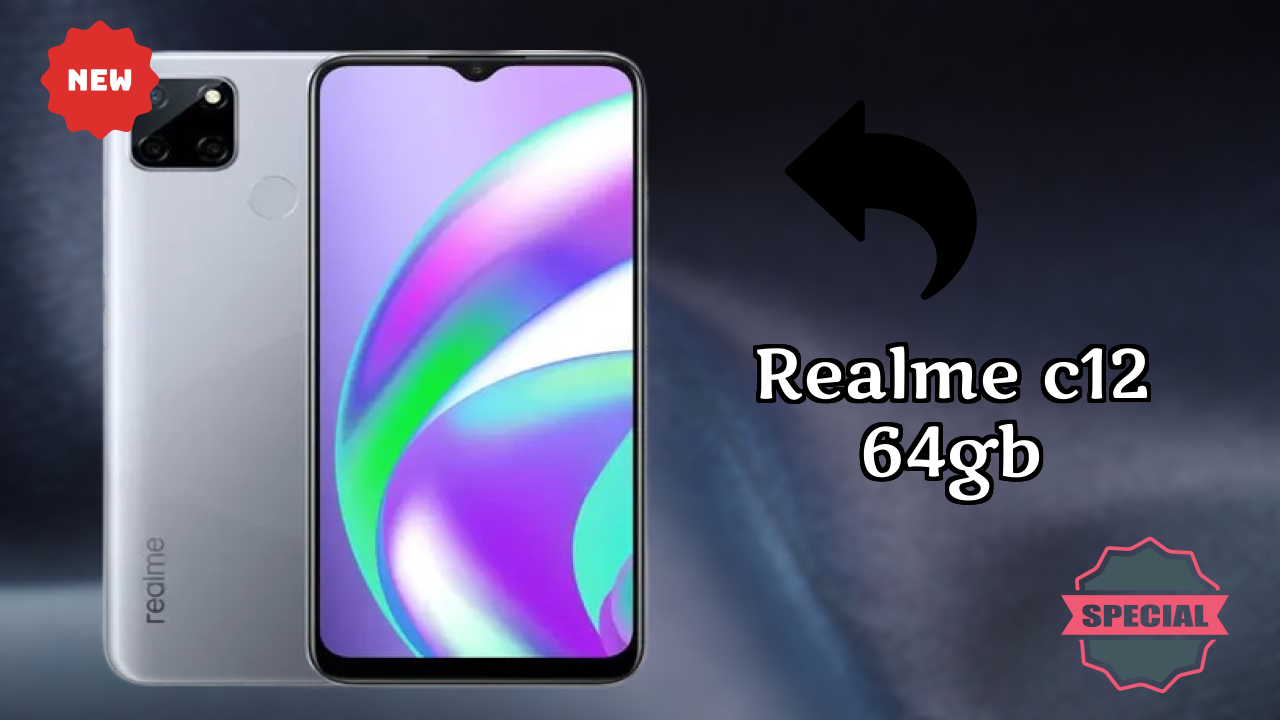 Realme C12 64GB 2026: Camera 13 MP + 2 MP + 2 MP Rear Camera And LongLife Bettry