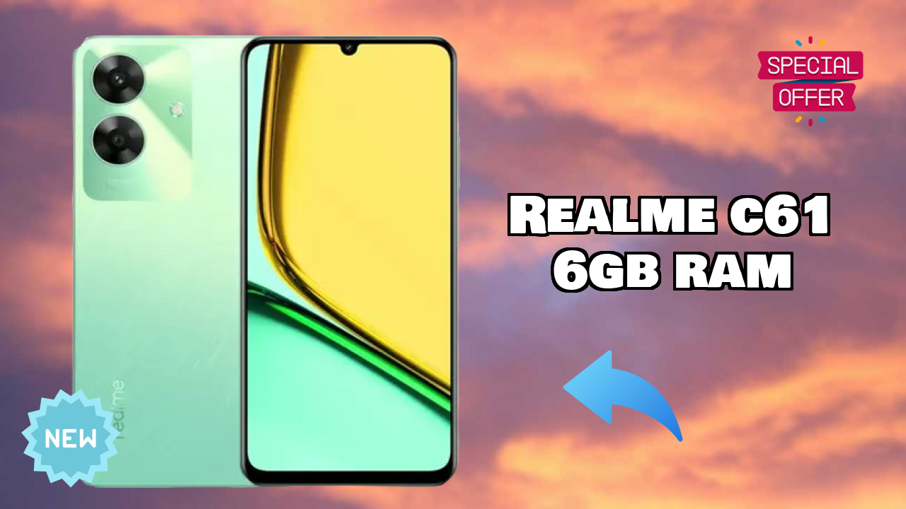 Realme C61 6GB RAM Display Analysis: 6.78 Inches (17.22 Cm) Screen