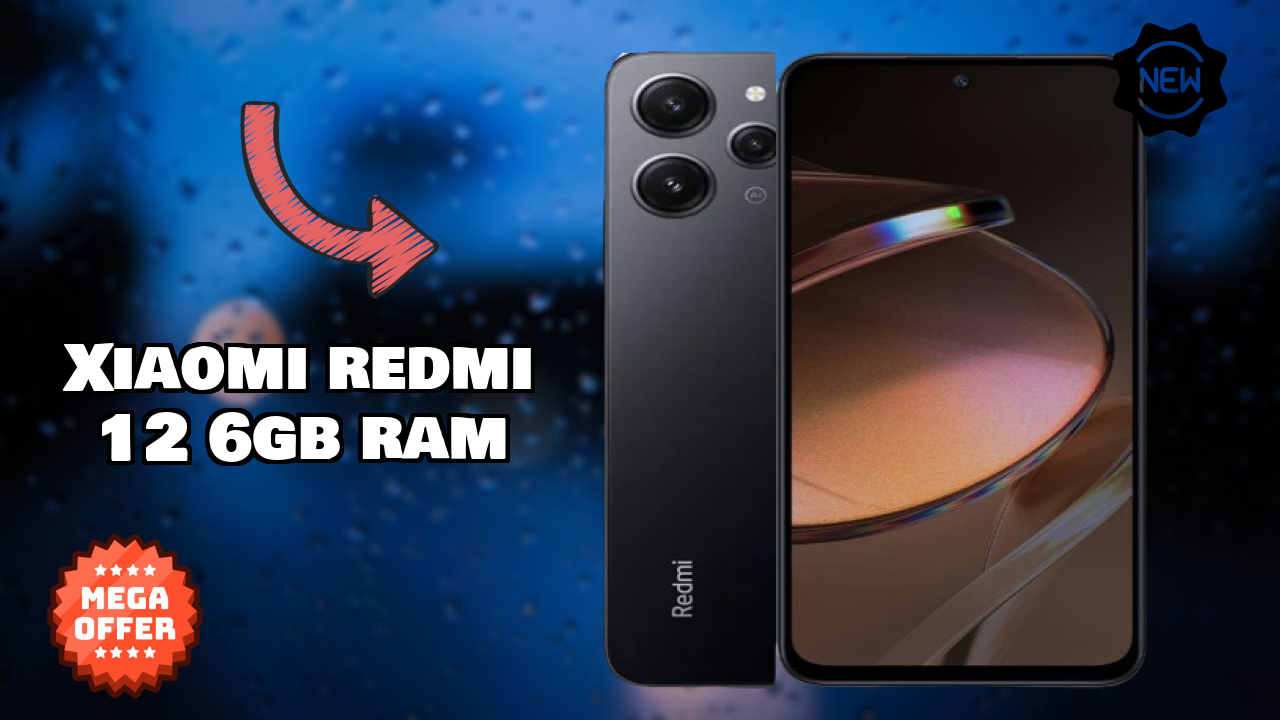 Xiaomi Redmi 12 6GB RAM Display Size: 6.79 Inches (17.25 Cm) Screen Quality